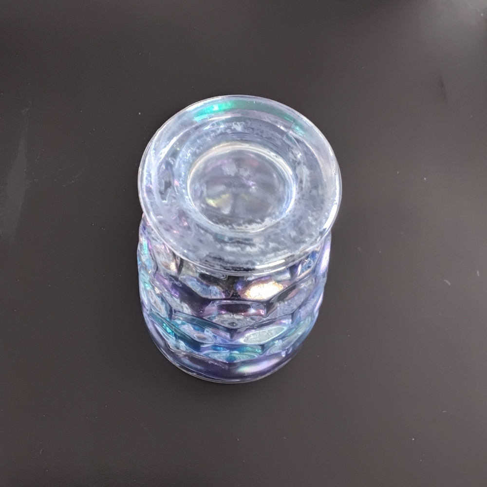Vintage Federal Glass Yorktown Colonial Iridescent Tumbler - Picture 4 of 6